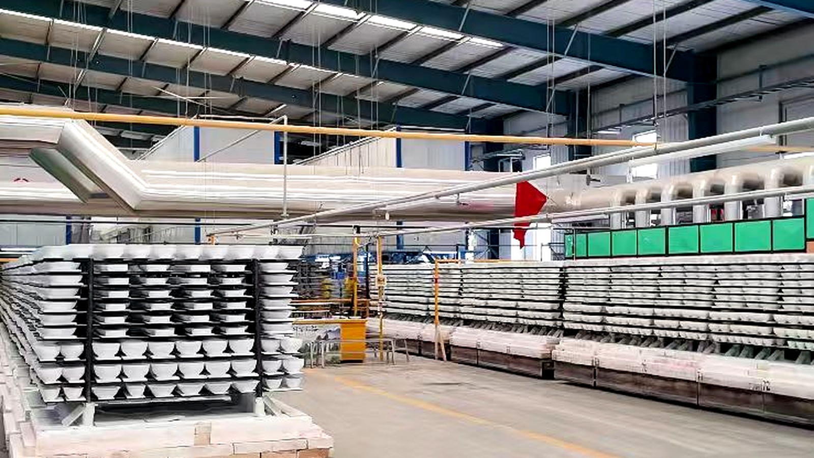 Finished goods in factory warehouse